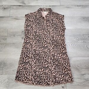 Miami Women's Leopard Print Animal Print Dress with‎ Pockets Size XXS NWT